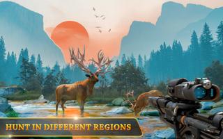 Wild Jungle Deer Hunter : Sniper Deer Hunting 2019 imagem de tela 3