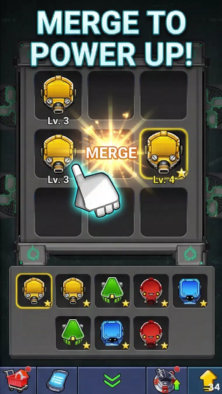 Merge Tower Defense-Idle TD