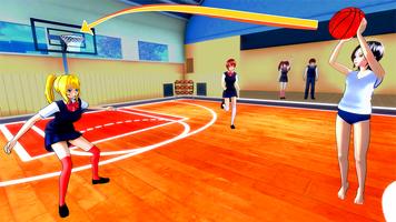 Anime High School Girls Sim 3D capture d'écran 2