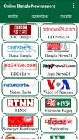 برنامه‌نما Online Bangla Newspapers عکس از صفحه