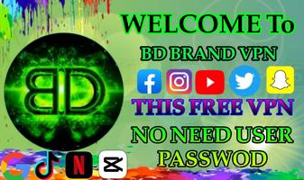 BD BRAND VPN الملصق