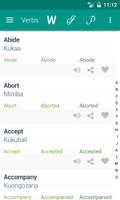 پوستر Verb Swahili