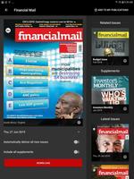 Financial Mail E-Edition capture d'écran 1
