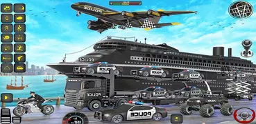 Police Truck Transport Game