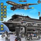 Police Truck Transport Game أيقونة