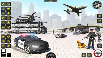 Police Truck Transport Game imagem de tela 1