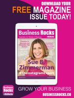 Business Rocks Womens Magazine Affiche