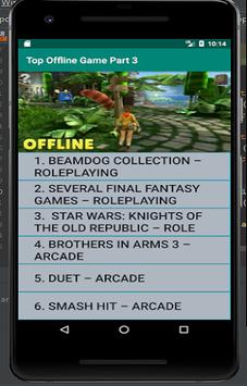Top Offline Game Part 3 screenshot 1