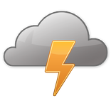 ”Distance from the storm