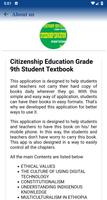 Citizenship Education Grade 9 capture d'écran 2
