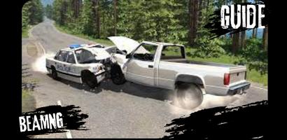 Beamng drive crash car Hints Affiche