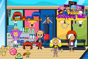 My Pretend Mall - Kids Shopping Center Town Games 스크린샷 1