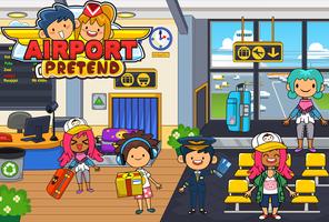 私のふり空港-子供の旅行の町のゲーム スクリーンショット 1