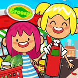 My Pretend Grocery Store Games icono