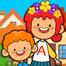 私のふりをする家と家族 - 子供たちは町のゲームをします! APK