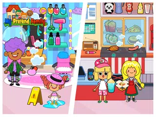 My Pretend Home & Family Town APK 下載