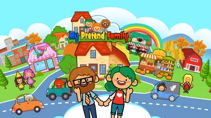 My Pretend Home & Family Town APK 下載
