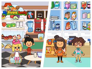 My Pretend Home & Family Town APK 下載