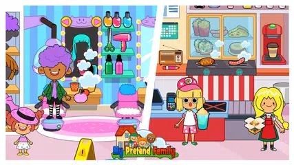 My Pretend Home & Family Town APK 下載