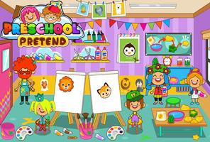 Pretend Preschool الملصق