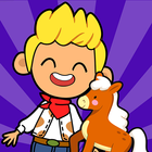 My Pretend Wild West - Cowboy & Cowgirl Kids Games icône