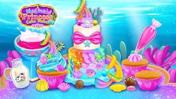 Mermaid Glitter Cake Maker 截圖 1