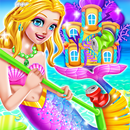 Mermaid Princess House Cleaner APK