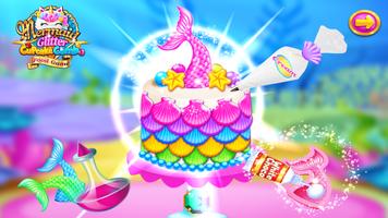 Mermaid Glitter Cupcake Chef スクリーンショット 2