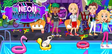 My Pretend Neon Night Club - Kids Dance Games FREE