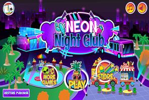 My Pretend Neon Night Club - Kids Dance Games FREE Cartaz