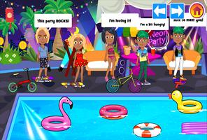 My Pretend Neon Night Club - Kids Dance Games FREE imagem de tela 1