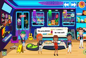 My Pretend Neon Night Club - Kids Dance Games FREE imagem de tela 2