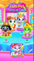 Cute Pet Dress Up Cakes - Rainbow Baking Games الملصق