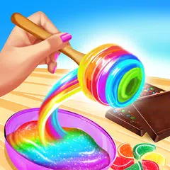Sweet Rainbow Candy Cooking Icon