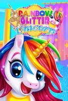 Glitter Unicorn Pet Babysitter โปสเตอร์