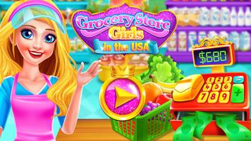 Grocery Store Girl in the USA ポスター