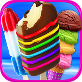 Ice Cream & Popsicles - Yummy Ice Cream Free ไอคอน