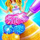 آیکون‌ Rainbow Princess Cake Maker