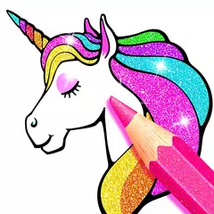 Rainbow Glitter Coloring Book APK download