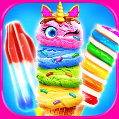 Скачать Rainbow Unicorn Ice Cream APK