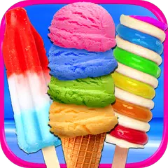 Rainbow Ice Cream & Popsicles Icon
