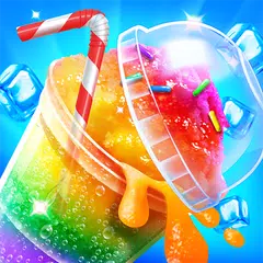 Rainbow Frozen Slushy Truck Icon