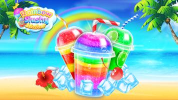 Rainbow Frozen Slushy Truck पोस्टर