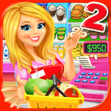 Supermarket Grocery Store Girl 图标