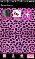 برنامه‌نما GO Contacts Pink Cheetah Theme عکس از صفحه