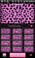 GO Contacts Pink Cheetah Theme poster