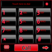 ”GO Contacts Black & Red Theme