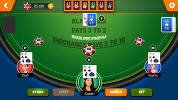blackjack 21 : Vegas casino fr скриншот 2