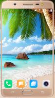 Beach HD Wallpaper captura de pantalla 3