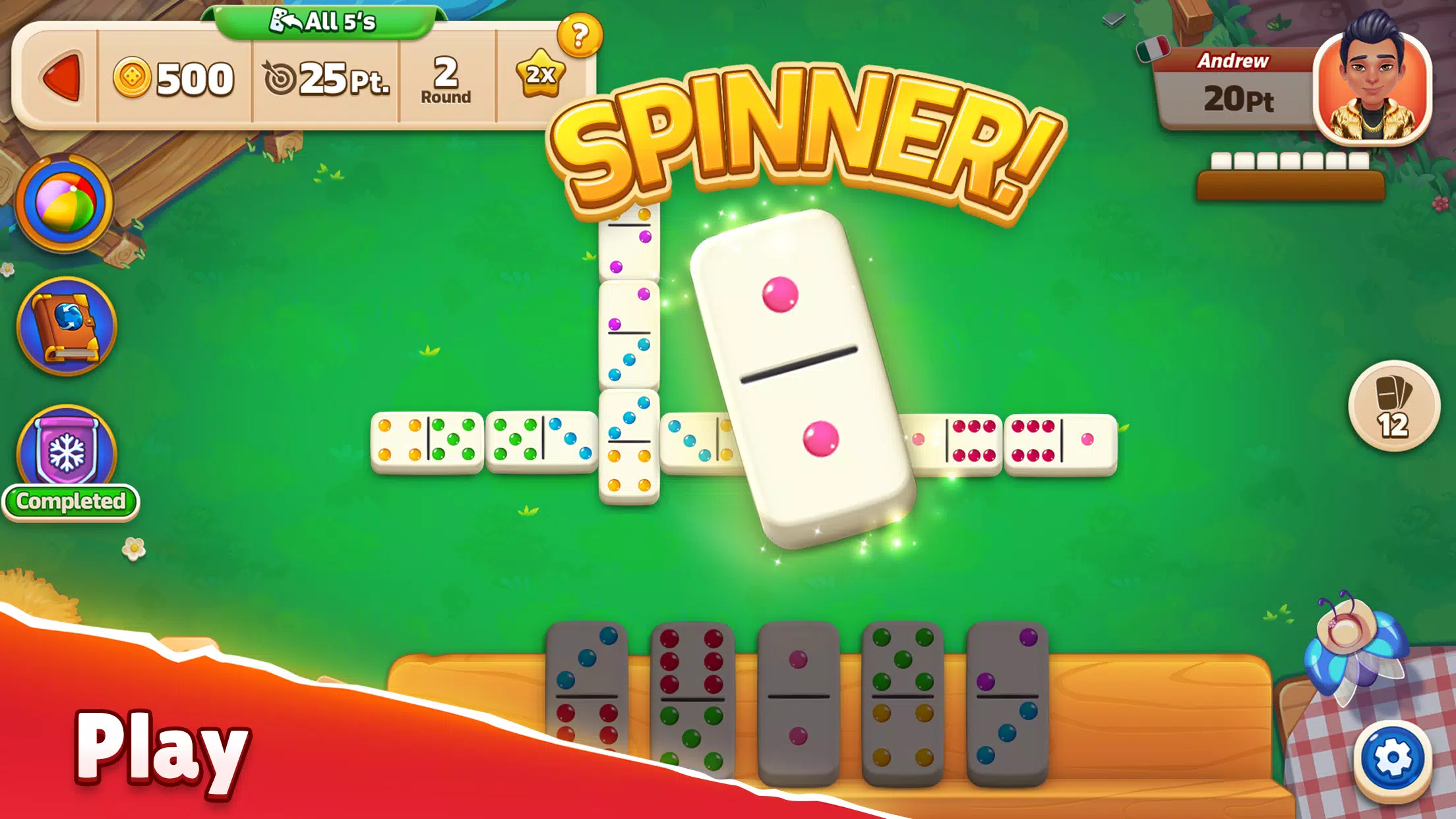 Play Block Dominoes Game Online